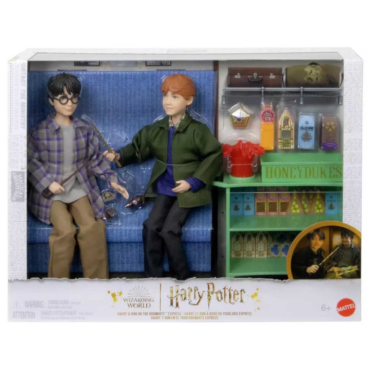 Harry Potter Hogwarts Express Harry & Ron Dolls & Playset - Simon's Collectibles