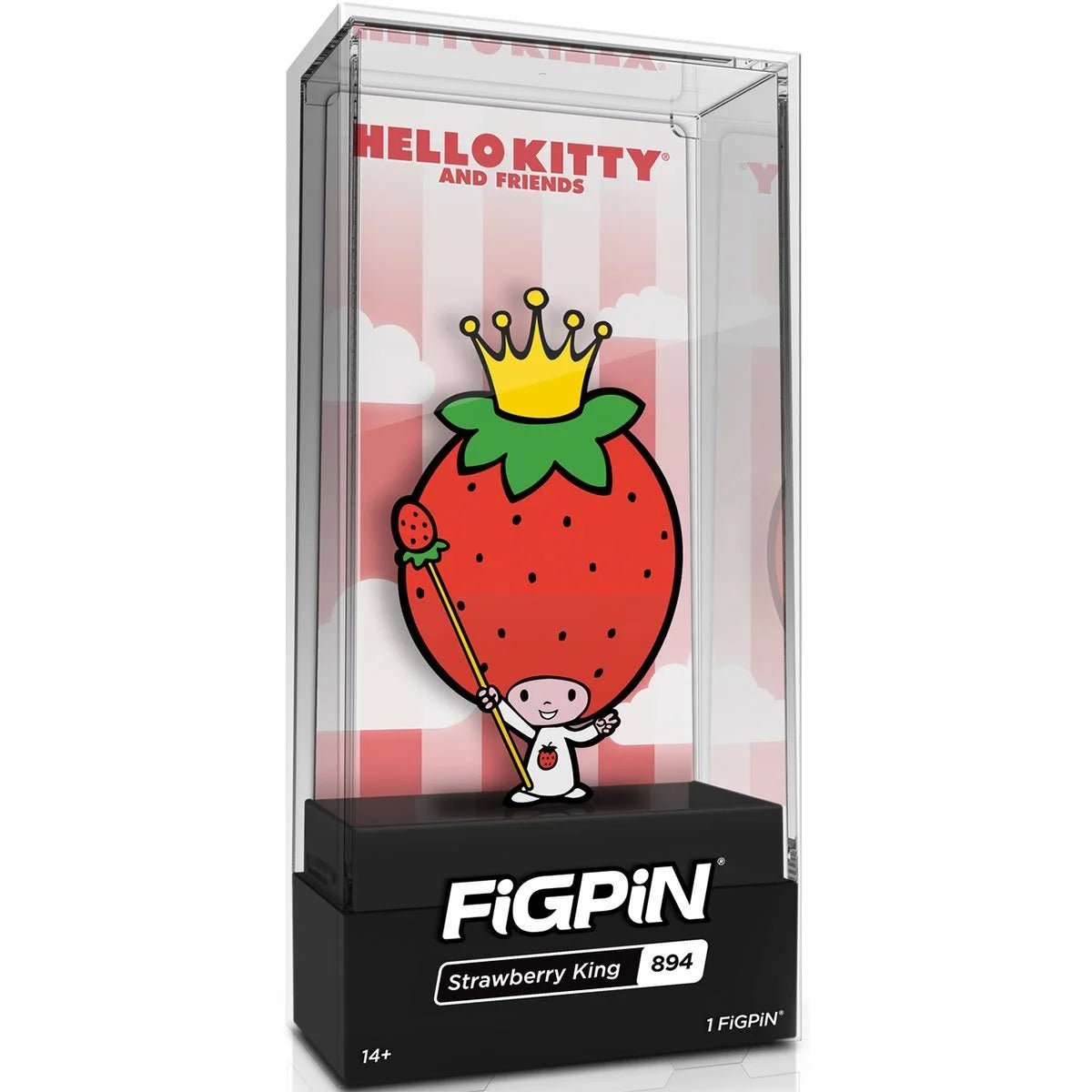 Hello Kitty and Friends Strawberry King Limited Edition FiGPiN Classic Pin #894 - Simon's Collectibles