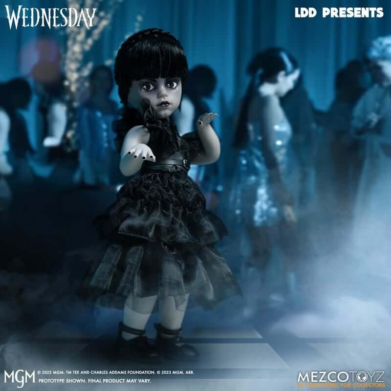 LDD Presents Wednesday Addams Dancing 10-Inch Doll by Living Dead Dolls in the at Collector Dolls section at Simon's Collectibles based in the UK.