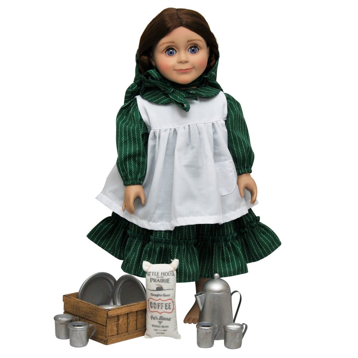 Little House On The Prairie 1880's Dishware Set For 18 Inch Dolls - Simon's Collectibles