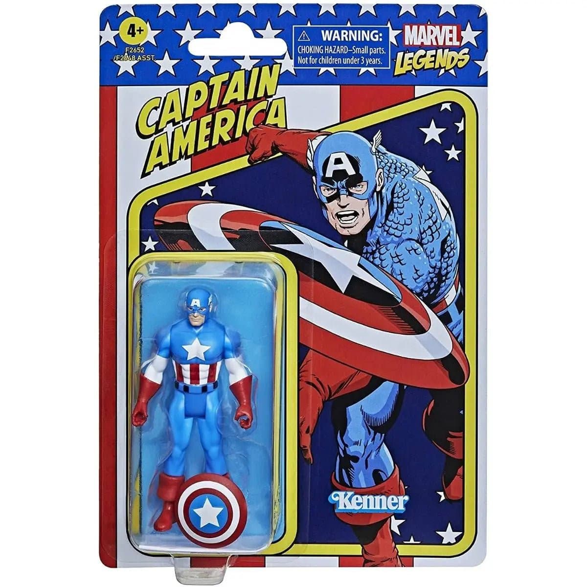 Marvel Legends Kenner Retro Collection Captain America Action Figure - Simon's Collectibles