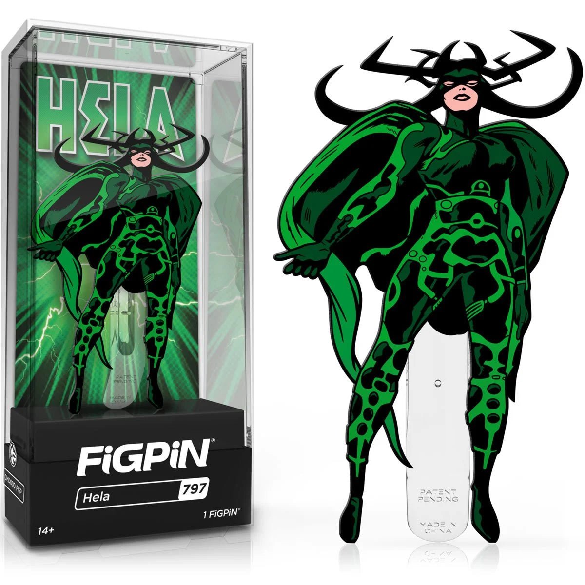 Marvel Villains Hela FiGPiN Classic Pin #797 - Simon's Collectibles