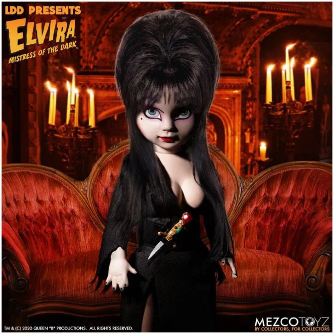 MEZCO Living Dead Dolls Elvira Mistress of the Dark - Simon's Collectibles