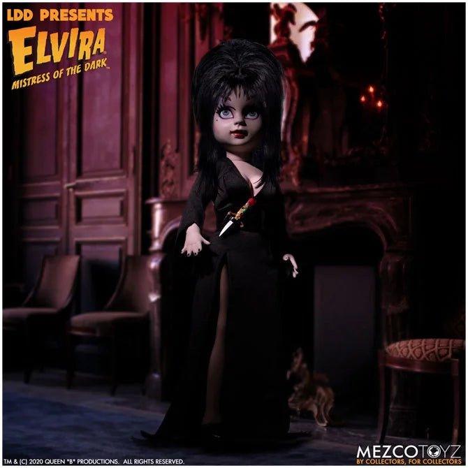 MEZCO Living Dead Dolls Elvira Mistress of the Dark by Living Dead Dolls in the at Collector Dolls section at Simon's Collectibles based in the UK.