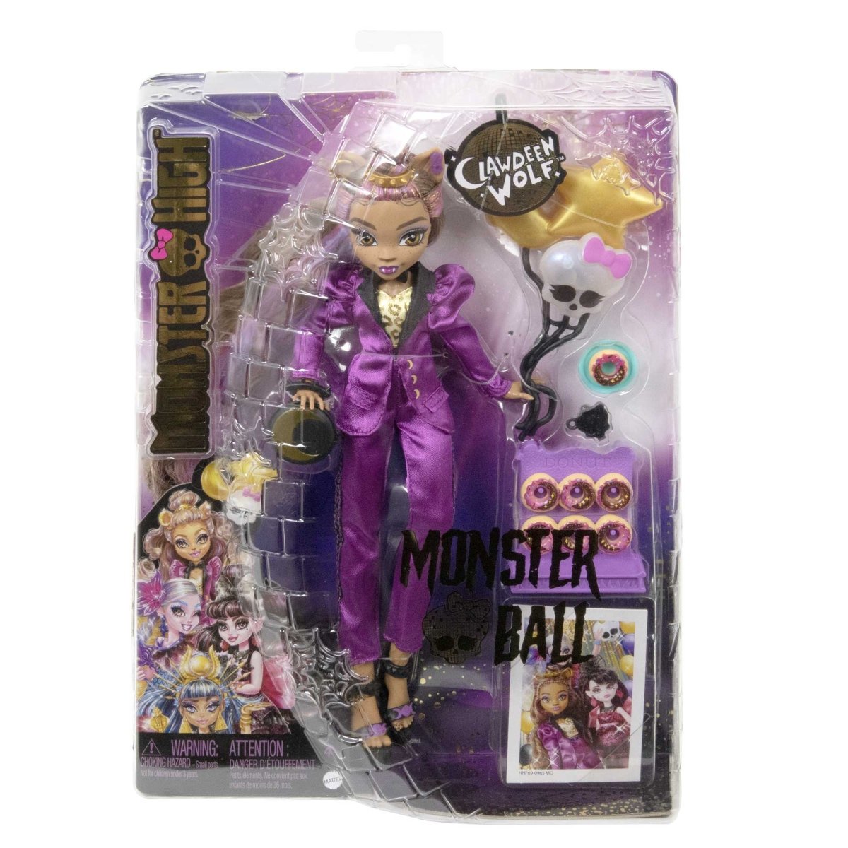 Monster High Clawdeen Wolf Doll In Monster Ball Party Dress With Accessories - Simon's Collectibles
