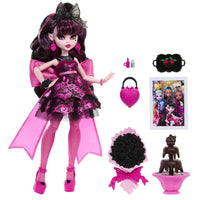 Thumbnail for Monster High Draculaura Doll In Monster Ball Party Dress With Accessories - Simon's Collectibles