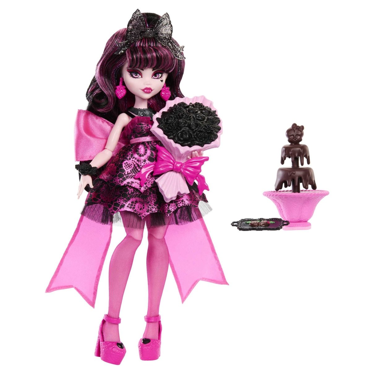 Monster High Draculaura Doll In Monster Ball Party Dress With Accessories - Simon's Collectibles
