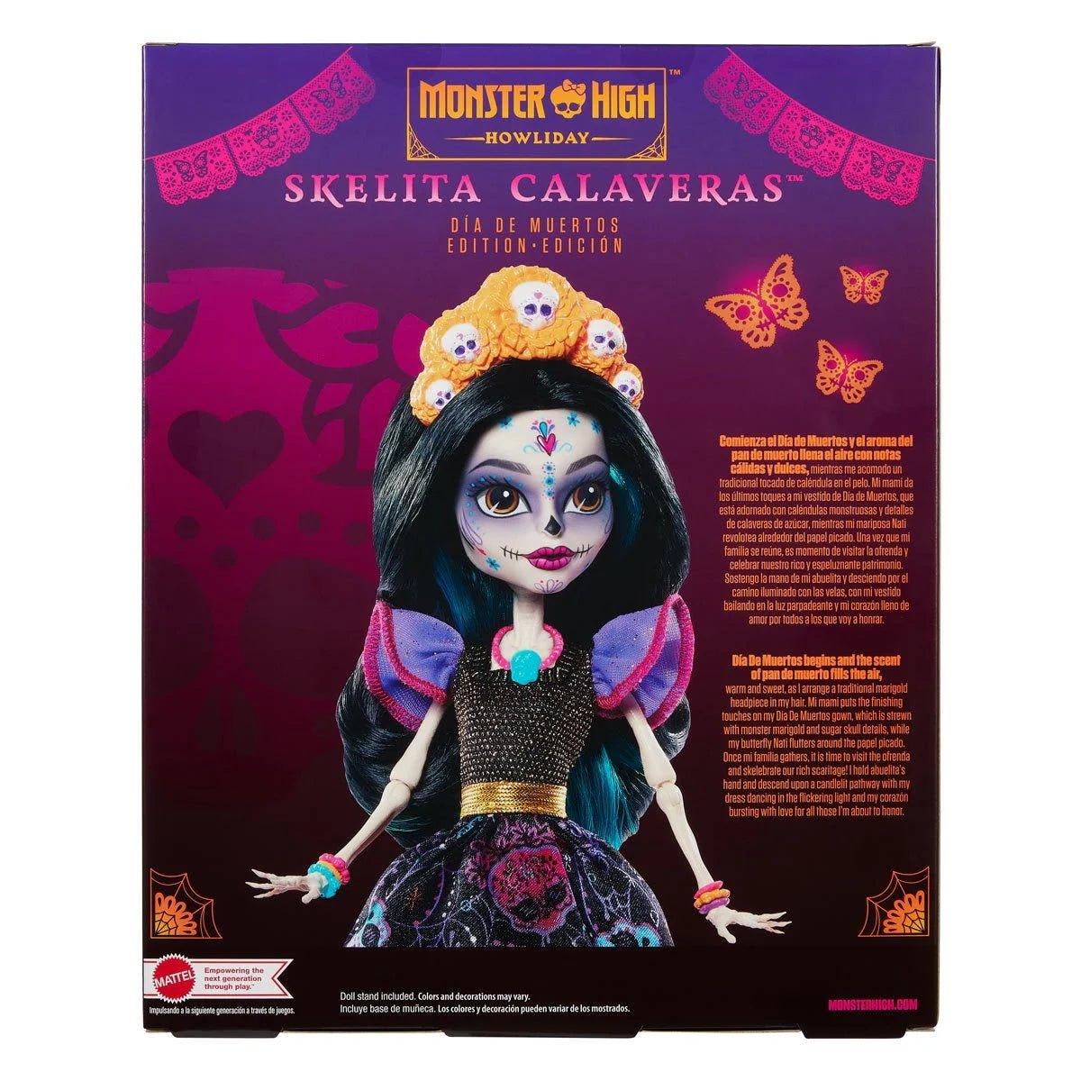 Monster High Howliday Dia De Muertos Skelita Calaveras Doll by Monster High in the at Fashion Dolls section at Simon's Collectibles based in the UK.