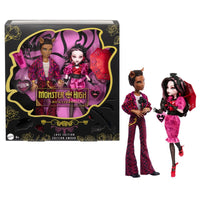 Thumbnail for Monster High Howliday Love Edition Draculaura and Clawd Wolf Dolls 2-Pack - Simon's Collectibles