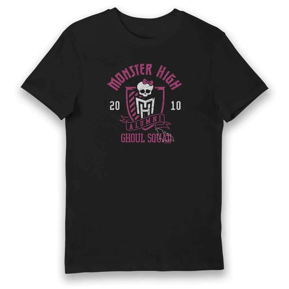 Monster High Ladies BLACK GHOUL SQUAD T-Shirt Tee by Monster High in the at T-Shirt section at Simon's Collectibles based in the UK.