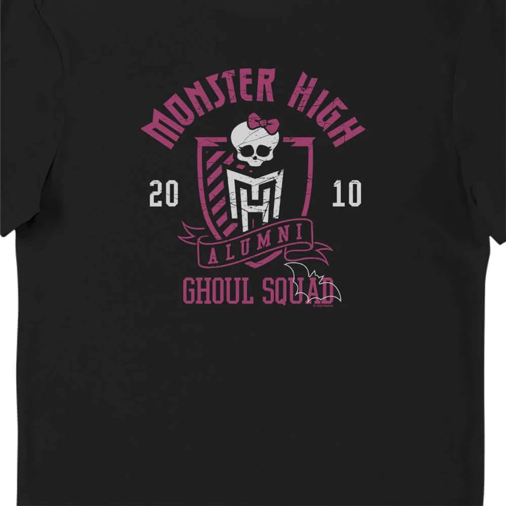 Monster High Ladies BLACK GHOUL SQUAD T-Shirt Tee - Simon's Collectibles