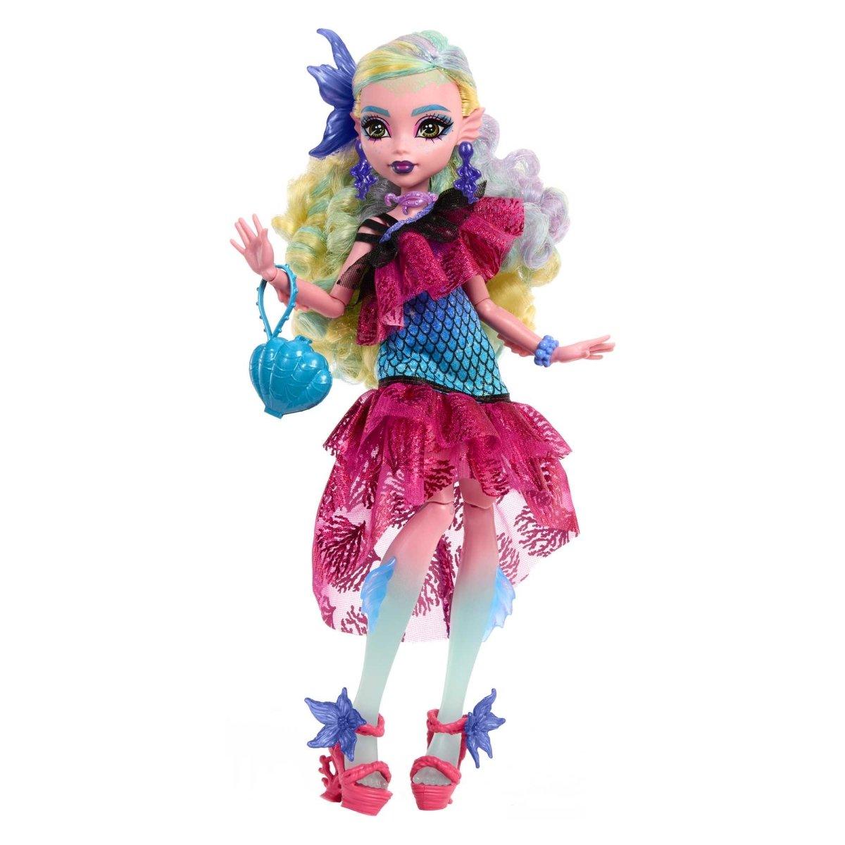 Monster High Lagoona Blue Doll In Monster Ball Party Dress With Accessories | Monster High