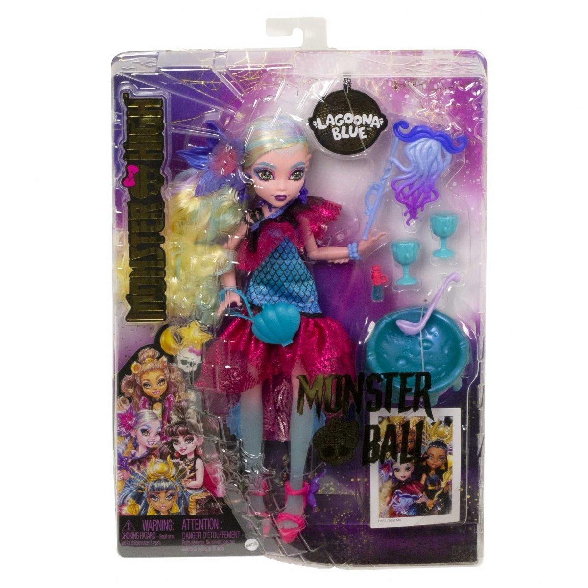 Monster High Lagoona Blue Doll In Monster Ball Party Dress With Accessories by Monster High in the at Fashion Dolls section at Simon's Collectibles based in the UK.