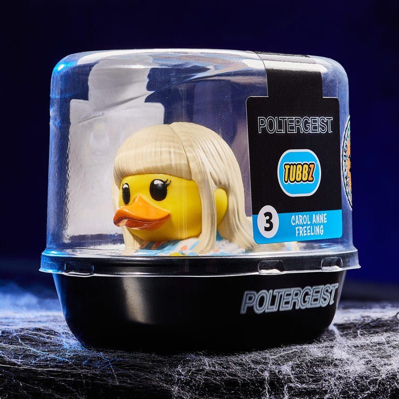 Official Poltergeist Carol Anne Freeling TUBBZ Cosplaying Duck Collectable (First Edition) - Simon's Collectibles