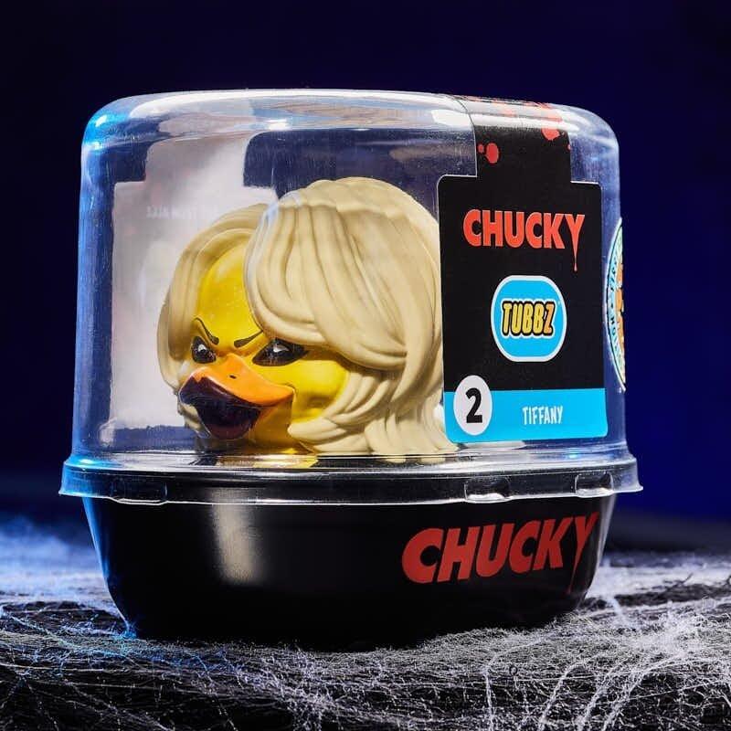 Official Tiffany Bride of Chucky TUBBZ Cosplaying Duck Collectable (First Edition) by TUBBZ in the at Collectibles section at Simon's Collectibles based in the UK.