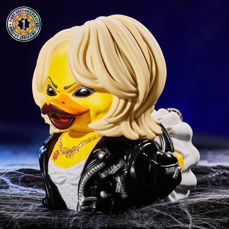 Official Tiffany Bride of Chucky TUBBZ Cosplaying Duck Collectable (First Edition) - Simon's Collectibles