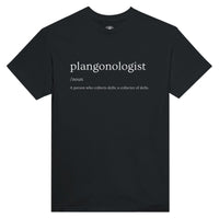 Thumbnail for 'Plangonologist' Definition Heavyweight Unisex Crewneck T-shirt - Doll Collector - Simon's Collectibles