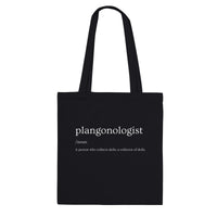 Thumbnail for 'Plangonologist' Premium Eco Black Tote Bag - Doll Collector - Simon's Collectibles