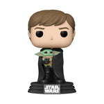 Pop! Vinyl - Star Wars Mandalorian - Luke With The Child by Funko in the at Bobblehead Figures section at Simon's Collectibles based in the UK.