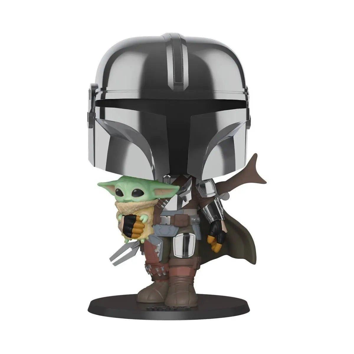 Pop! Vinyl Star Was Mandalorian - Jumbo 10" Mandalorian With The Child | Funko