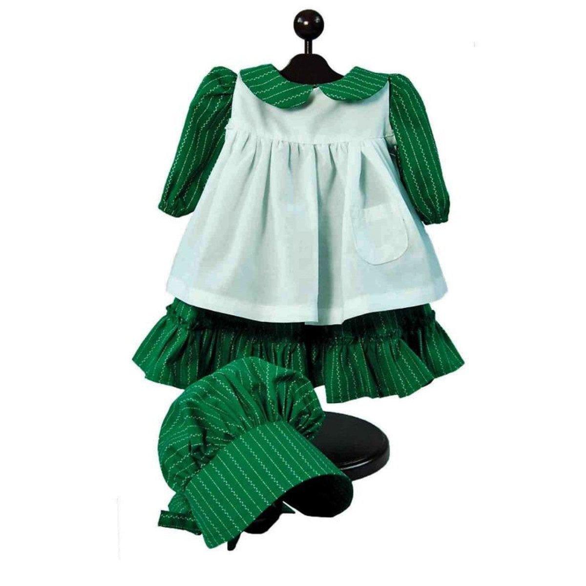 Queen's Treasures Little House On The Prairie 18" Doll Clothes 3 Piece Prairie Dress by The Queen's Treasures at Simon's Collectibles | Queen's Treasures Little House On The Prairie 18" Doll Clothes 3 Piece Prairie Dress: Taking inspiration from Laura Ing