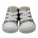 Queen's Treasures Sparkly Silver Sneakers and Shoe Box for 18" Dolls | The Queen's Treasures