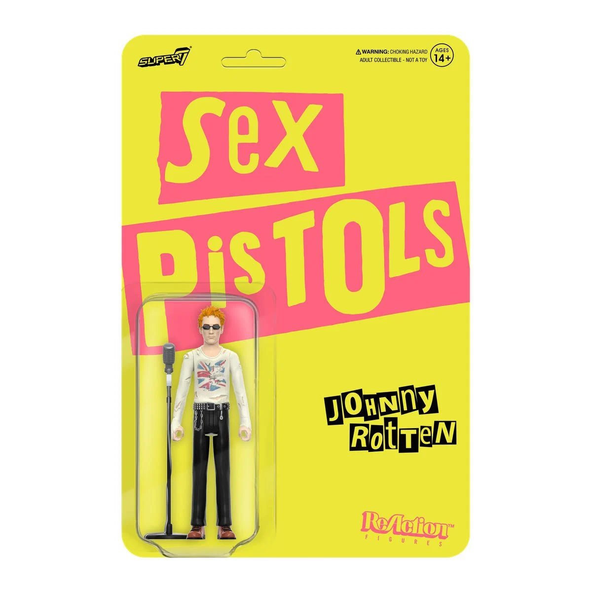 Sex Pistols Johnny Rotten 3 3/4-inch ReAction Figure by  Super7 at  Simon's Collectibles.