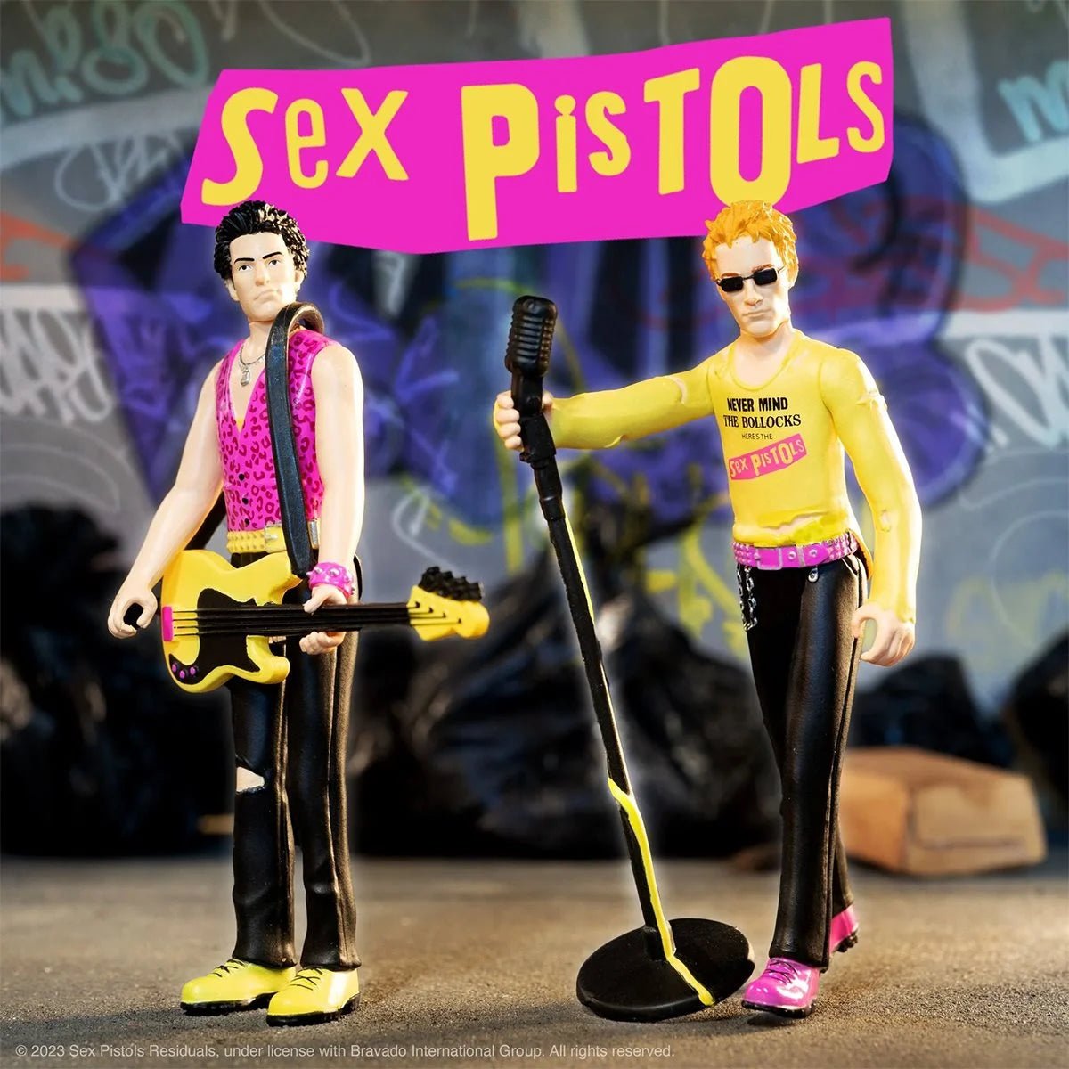 Sex Pistols Johnny Rotten (Never Mind the Bollocks) 3 3/4-inch ReAction Figure - Simon's Collectibles