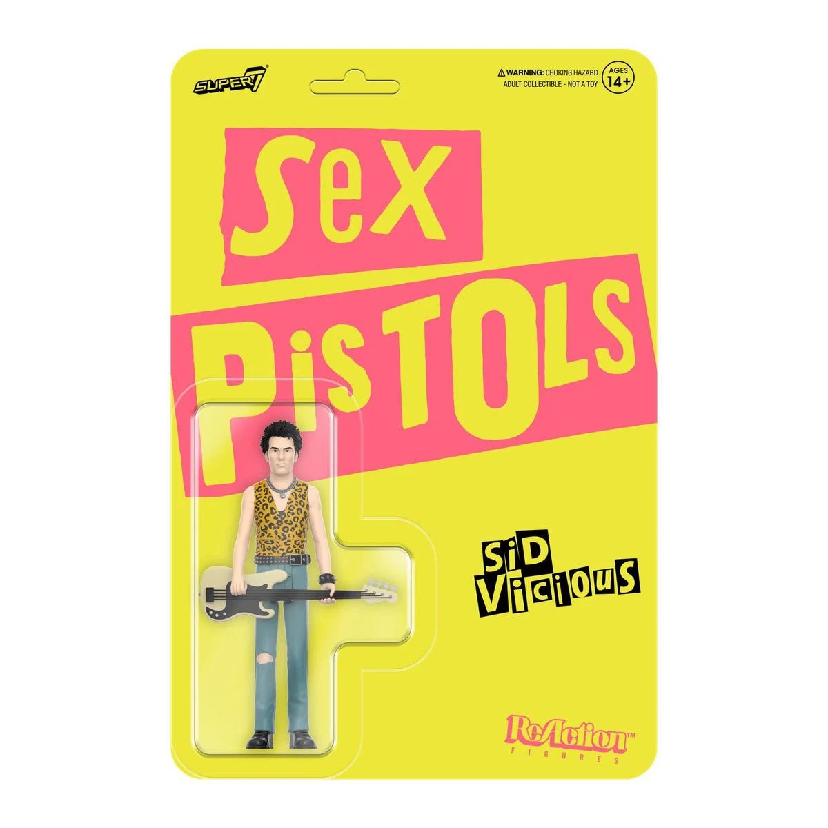 Sex Pistols Sid Vicious 3 3/4-inch ReAction Figure - Simon's Collectibles