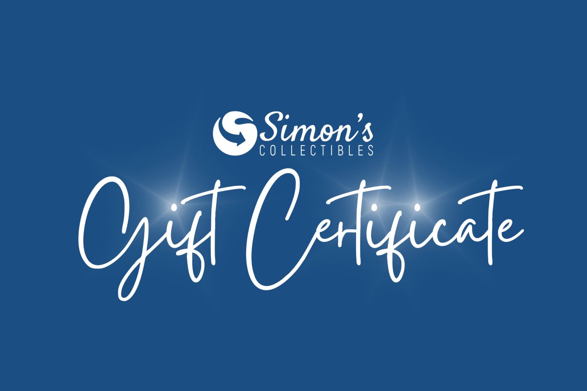Simon's Collectibles Gift Certificates - Simon's Collectibles
