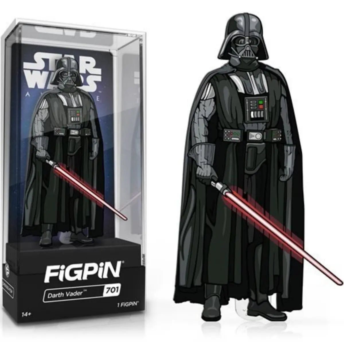 Star Wars: A New Hope Darth Vader FiGPiN 3-Inch Enamel Pin #701 - Simon's Collectibles