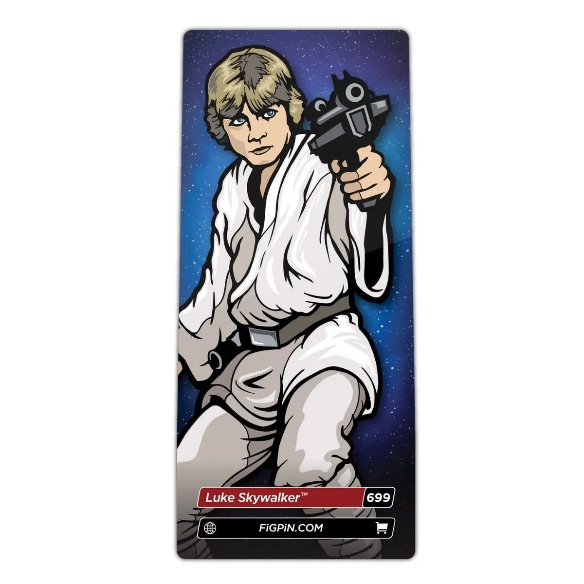 Star Wars: A New Hope Luke Skywalker FiGPiN 3-Inch Enamel Pin #699 - Simon's Collectibles