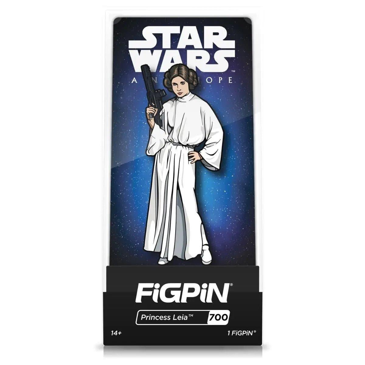 Star Wars: A New Hope Princess Leia FiGPiN 3 - Inch Enamel Pin 700 - Simon's Collectibles