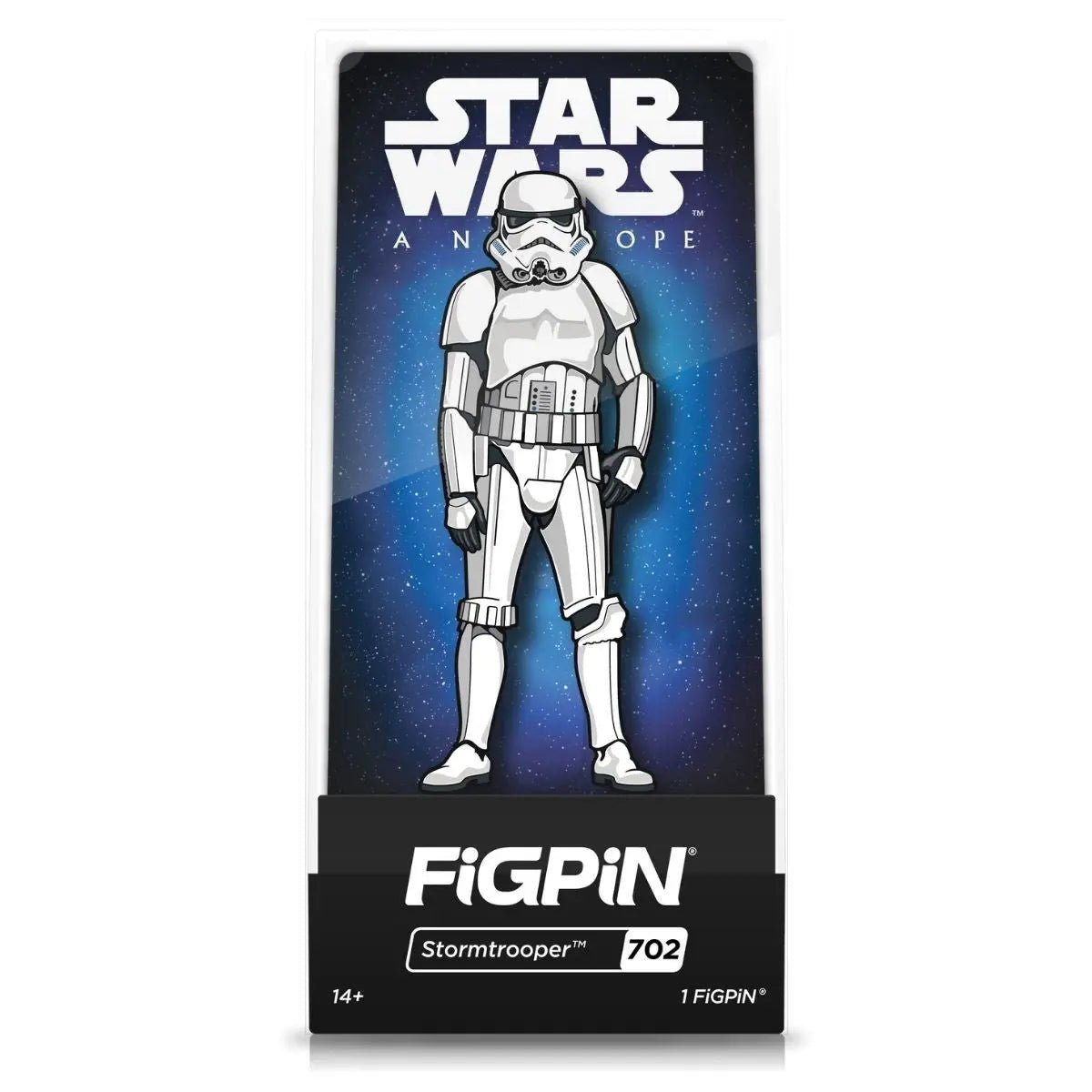 Star Wars: A New Hope Stormtrooper FiGPiN 3-Inch Enamel Pin #702 - Simon's Collectibles