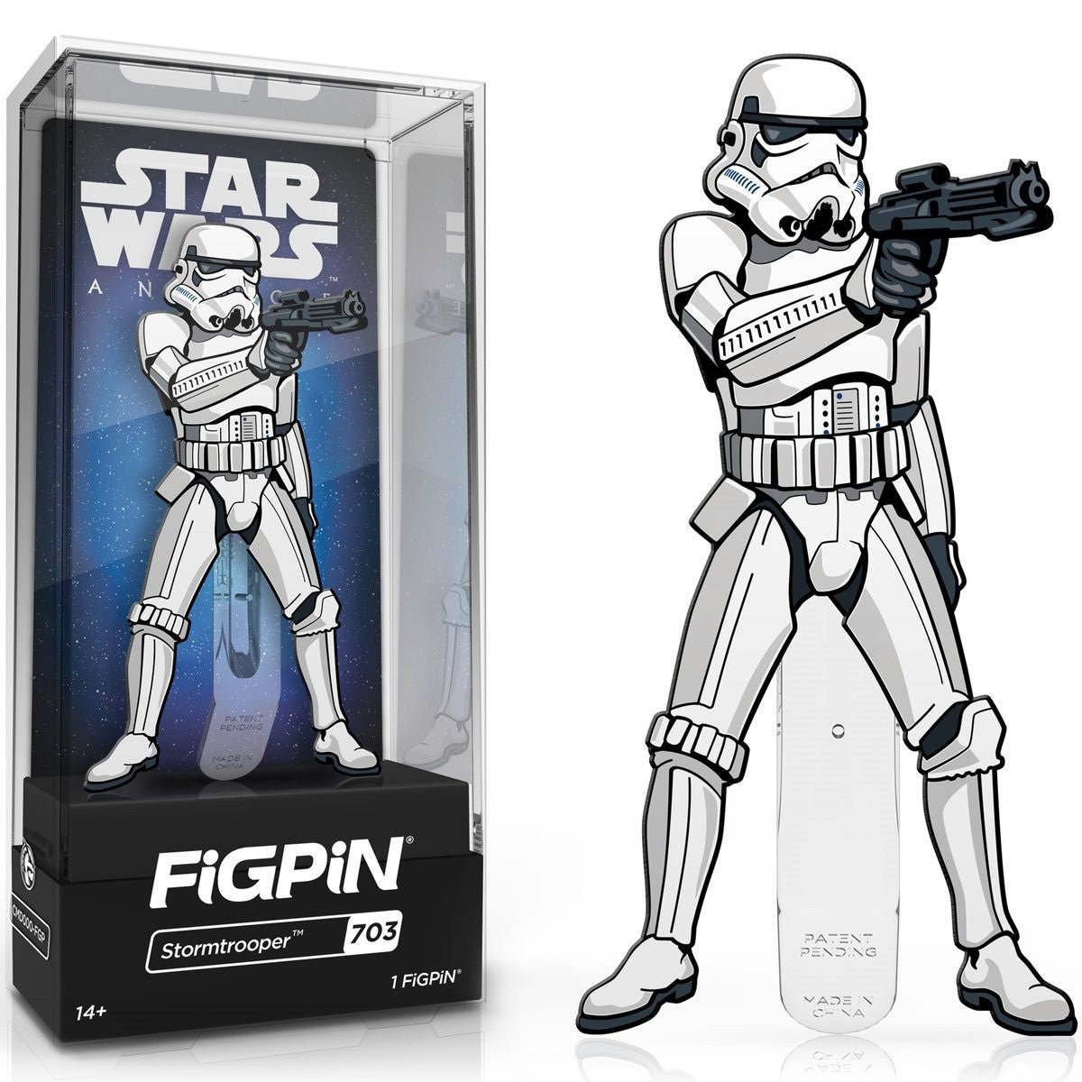 Star Wars: A New Hope Stormtrooper FiGPiN #703 (Blaster) - Simon's Collectibles