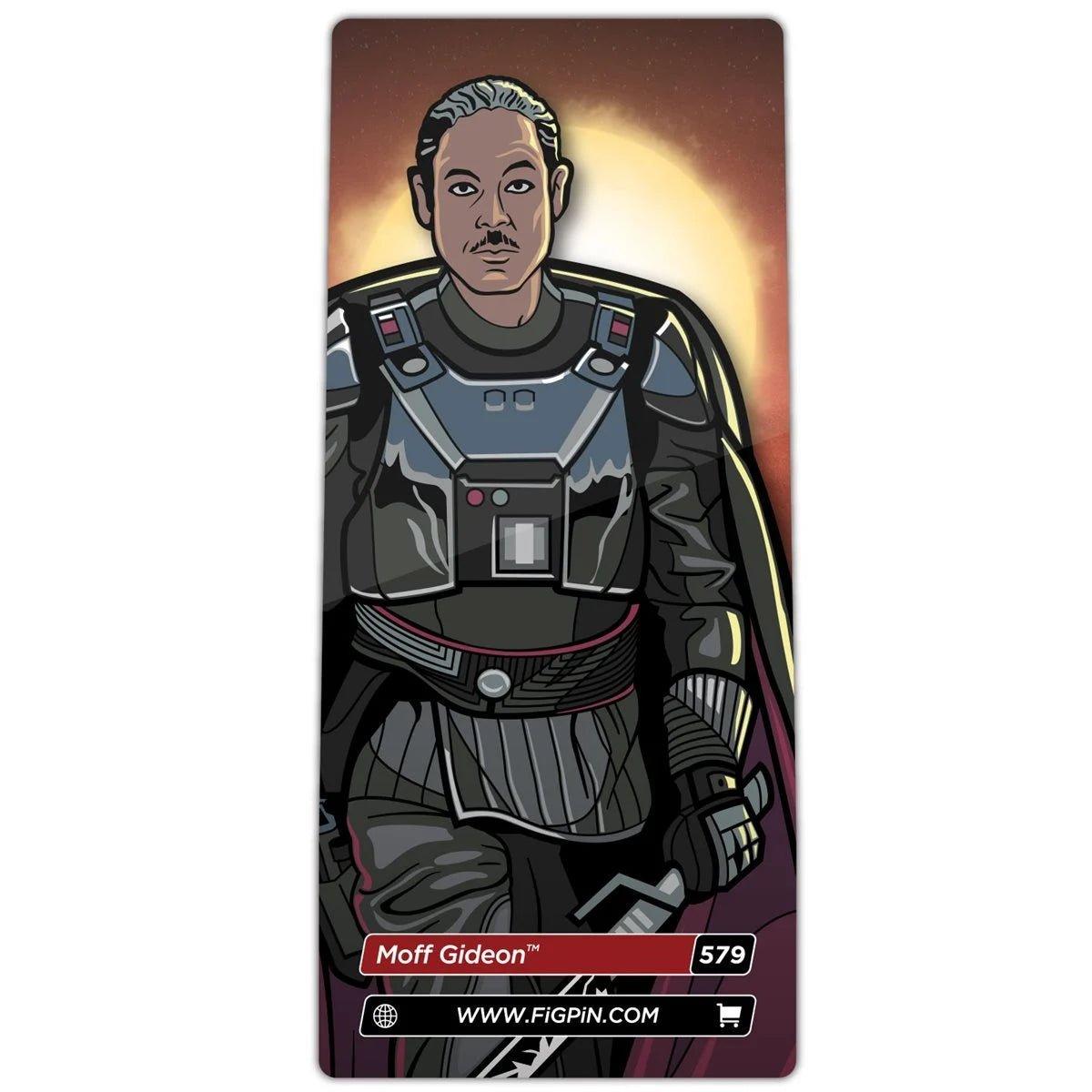 Star Wars: Mandalorian Moff Gideon FiGPiN Classic Pin 579 - Simon's Collectibles