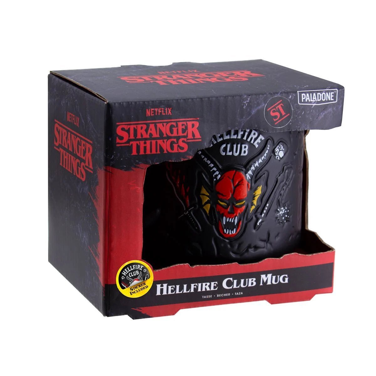 Stranger Things Hellfire Club Demon Embossed 13 oz. Mug - Simon's Collectibles