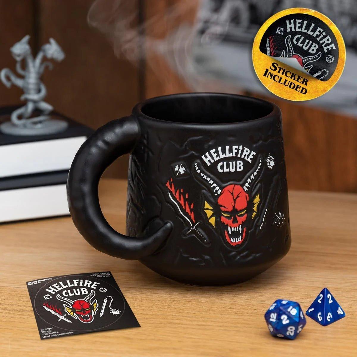 Stranger Things Hellfire Club Demon Embossed 13 oz. Mug by Stranger Things in the at Mugs section at Simon's Collectibles based in the UK.