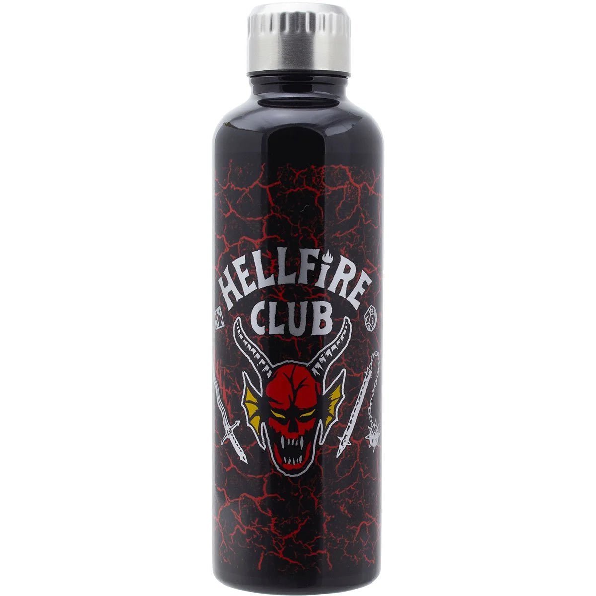 Stranger Things Hellfire Club Metal 16 oz. Water Bottle - Simon's Collectibles