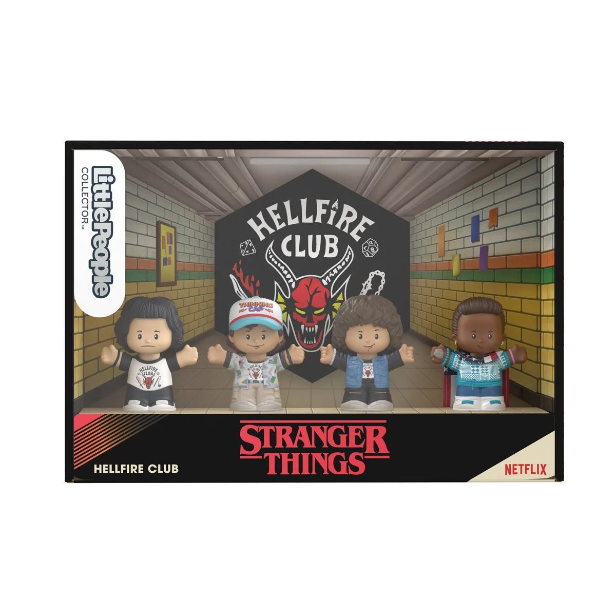 Stranger Things Hellfire Club Never Tell Them The Odds Little People Collector Figure Set - Fan Channel Exclusive - Simon's Collectibles
