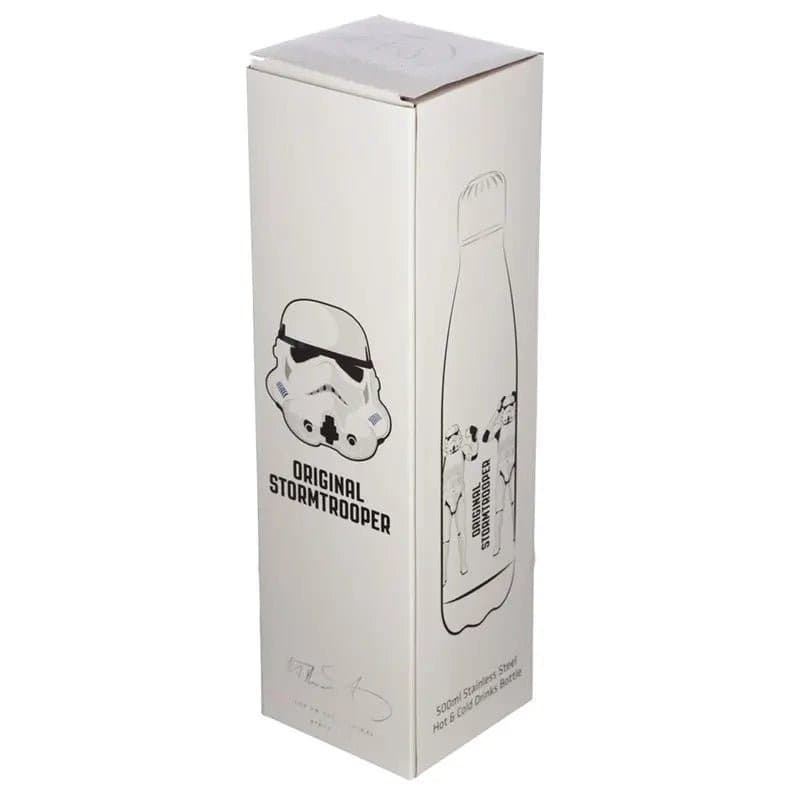 The Original Stormtrooper Reusable Stainless Steel Hot & Cold Thermal Insulated Drinks Bottle 500ml - White - Simon's Collectibles