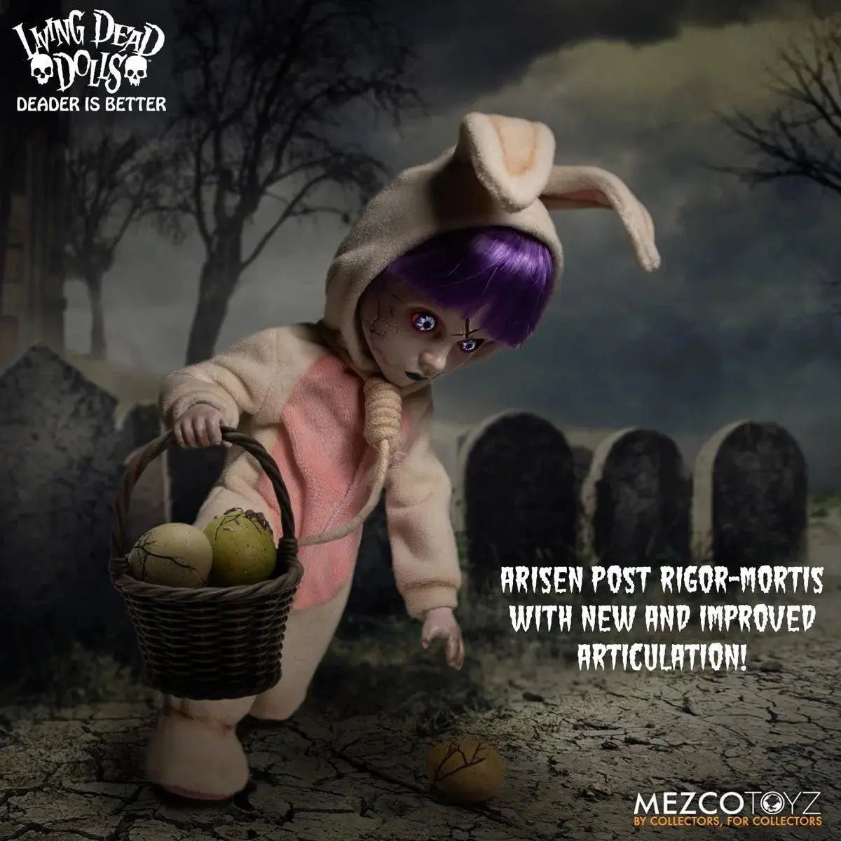 The Return of THE LIVING DEAD DOLLS: Eggzorcist 10 - Inch Figure - Simon's Collectibles