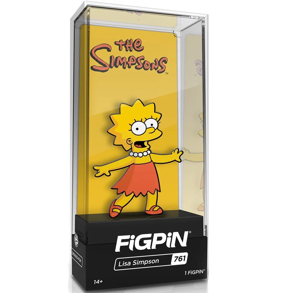 The Simpsons Lisa Simpson FiGPiN Classic Pin #761 - Simon's Collectibles