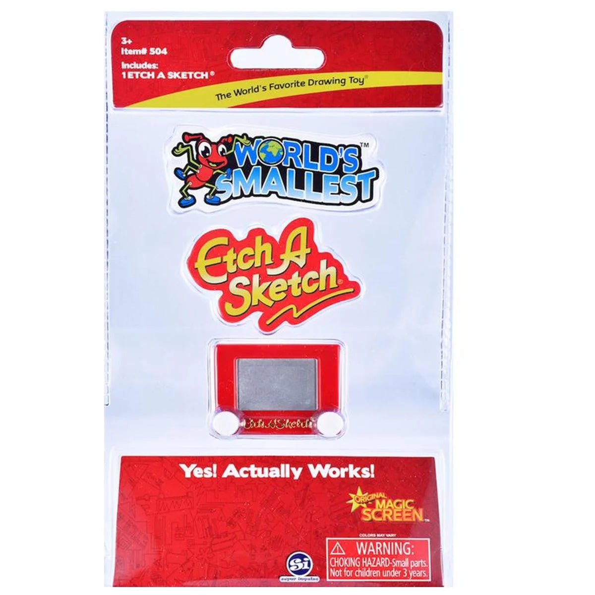 World's Smallest Etch a Sketch Drawing Pad Retro! | World's Smallest